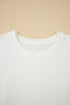 Everyday Essential Solid Drop Shoulder Cotton T Shirt Mini Dress